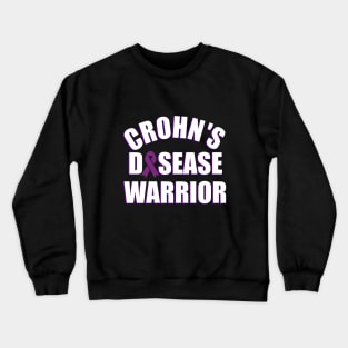 Crohn's Disease Warrior Survivor Crewneck Sweatshirt